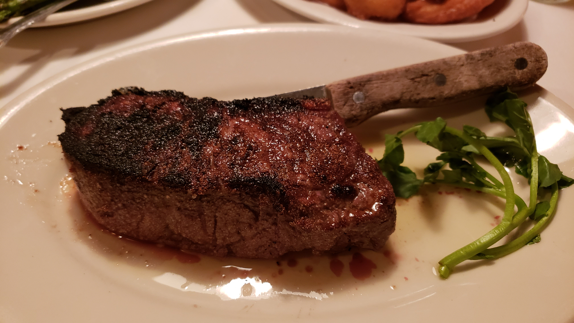 USDA Prime steak at Lewnes'